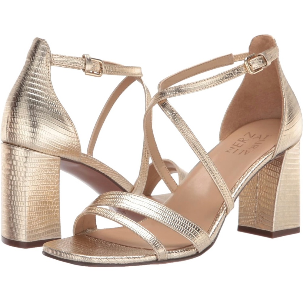 Naturalizer | Tiff Square Toe Block Heel Sandal | 9